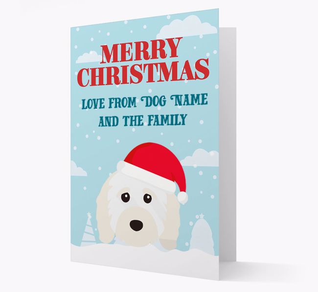 Love From the Family: Personalized {breedFullName} Christmas Card